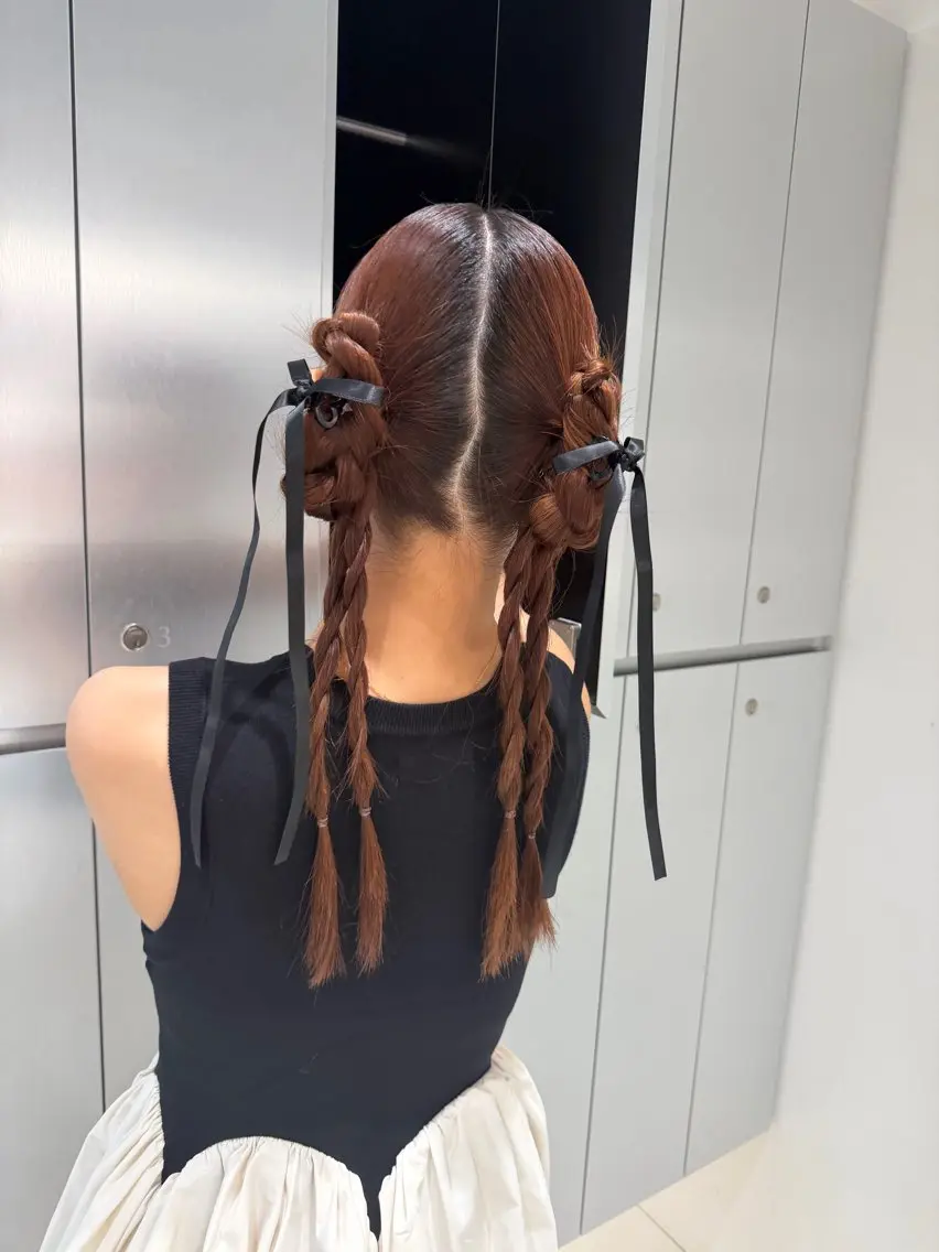 ヘアアレンジ 結婚式・ブライダル ヘアセット ヘアセット🎀耳つぼ 👂💎MONAMIのヘアスタイル