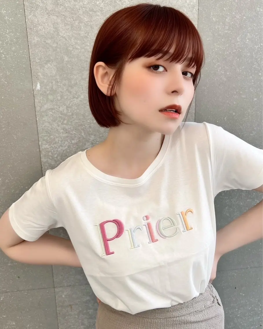 ショート カラー カット ヘアカラー トリートメント 縮毛矯正/髪質改善/ 韓国ヘア/reiyaのヘアスタイル
