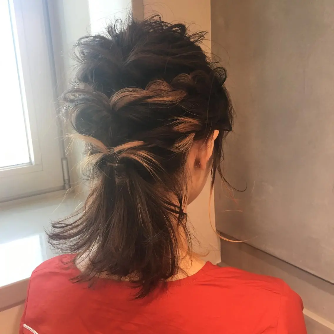 ミディアム カラー ヘアアレンジ インナーカラー SUZUKI KEISUKEのヘアスタイル