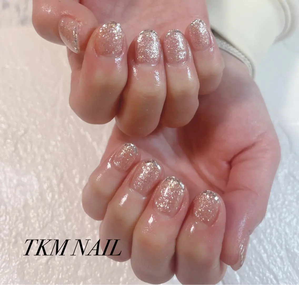 ネイル フラッシュネイル シンプルネイル ______ TKM  NAILのネイルデザイン