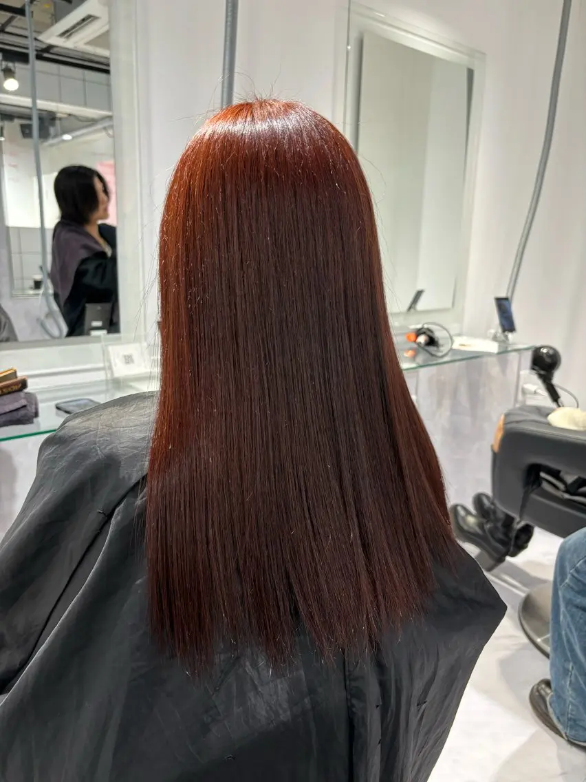 ロング カラー 表参道♡暗髪♡ 艶カラー♡アユミのヘアスタイル