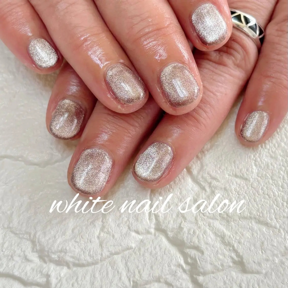 ネイル フットネイル マグネットネイル ハンドネイル white nail salonのネイルデザイン
