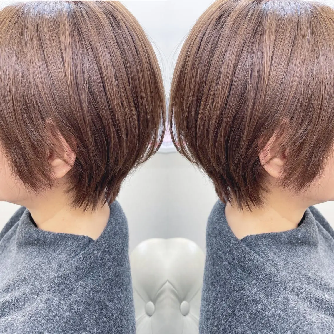ショート ショートボブ ボブ ショートヘア カット ヘアカラー トリートメント H (エイチ) 烏丸御池店のヘアスタイル