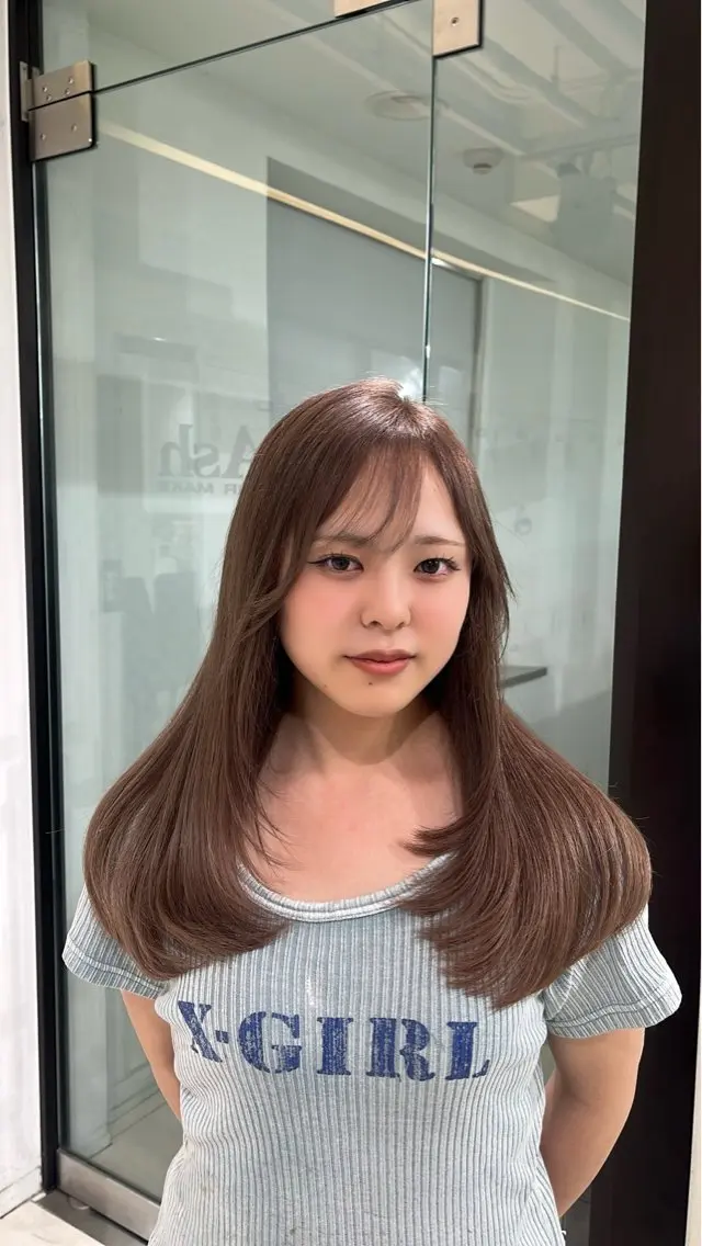 ロング カラー カット ヘアカラー トリートメント ヘッドスパ 透明感【カラー支持率 No.1】リノ🪐のヘアスタイル