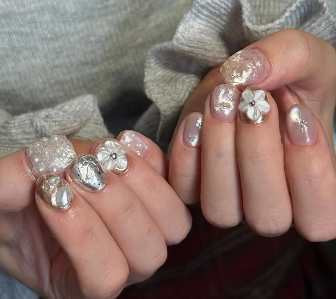 ネイル ハンドネイル 🎀 KiKi_nailのネイルデザイン