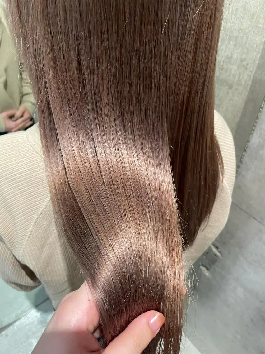 夏休み特別🌻🉐ミニモ限定　　　　　　　　　　　　　　　　　　　髪質改善ストレート＋5stepトリートメントの写真