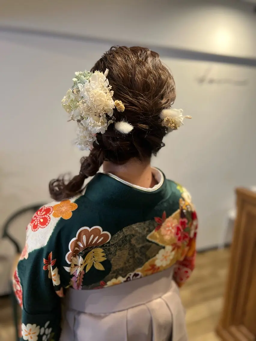 ヘアアレンジ 着付け ikoi yukaのヘアスタイル