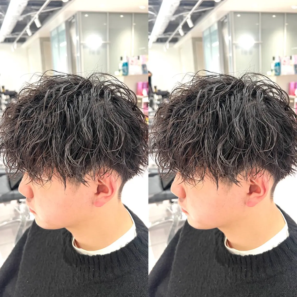 パーマ メンズ カット パーマ トリートメント ツイスパ/シャドウ 矢吹俊大郎のヘアスタイル