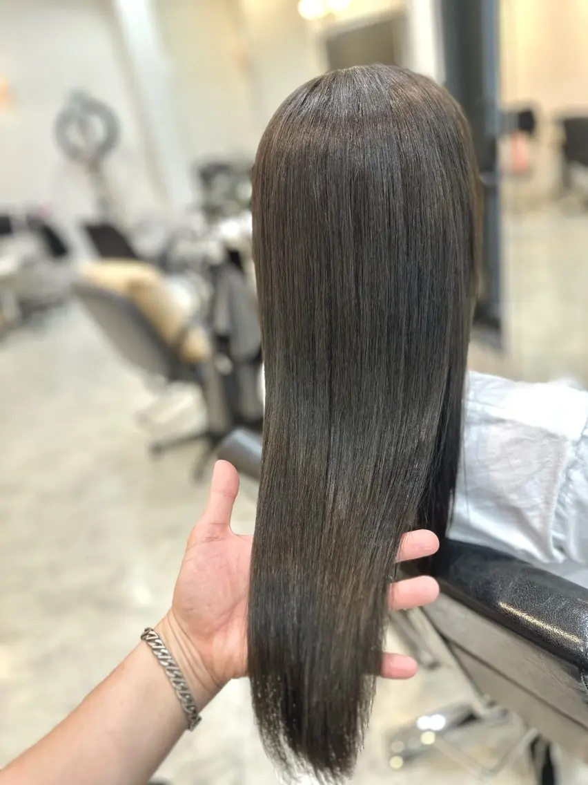 ロング 縮毛矯正 カット 縮毛矯正 ☆毎月先着15名まで ☆シバタユートのヘアスタイル