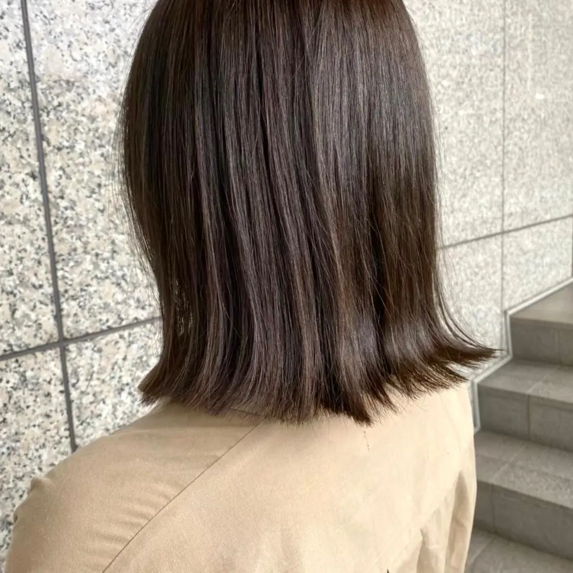 ミディアム カラー ベージュカラー ブリーチ ケアブリーチ 透明感カラー ダブルカラー mai 🎀 / 梅田美容室のヘアスタイル