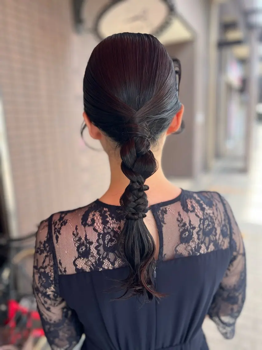 ヘアアレンジ 結婚式・ブライダル ヘアセット HONOKA ボブ得意/尼崎のヘアスタイル