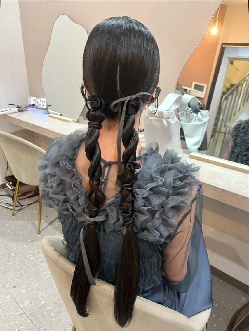 ヘアアレンジ ヘアセット Mila Akariのヘアスタイル