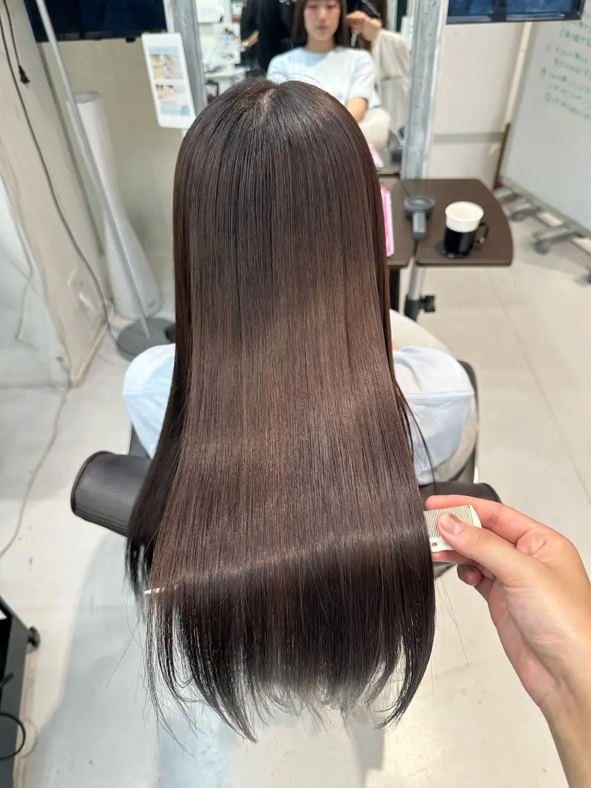 ロング 山崎結菜 髪質改善💎のヘアスタイル