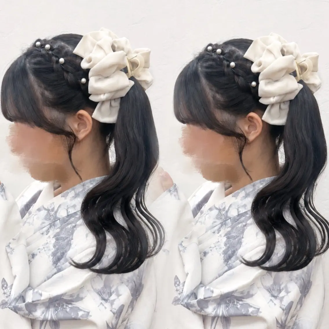 ロング ヘアセット 阿部 琴音のヘアスタイル