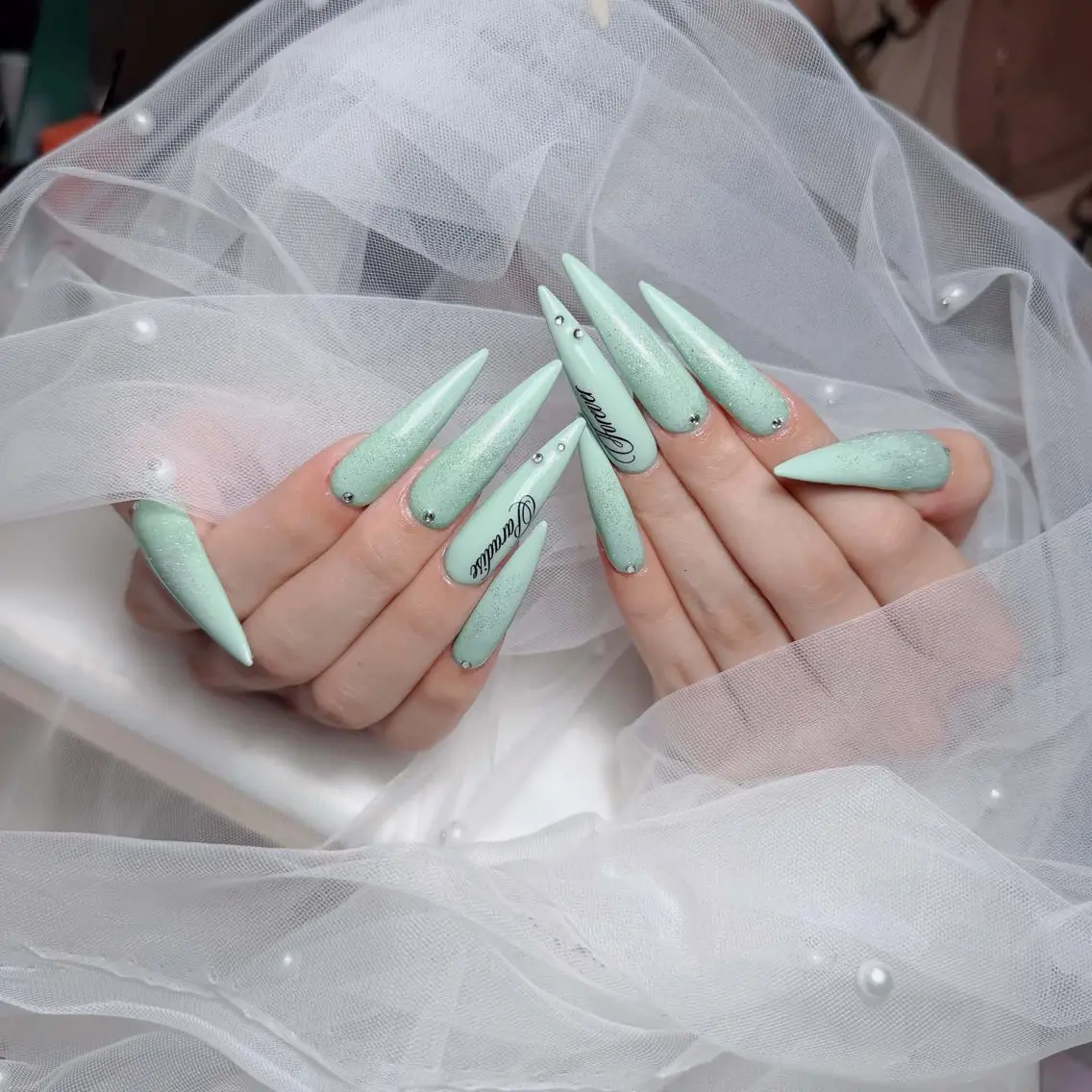 ネイル アートネイル 韓国ネイル 持ち込み ワンホンネイル ハンドネイル Lenie Nail Salonのネイルデザイン