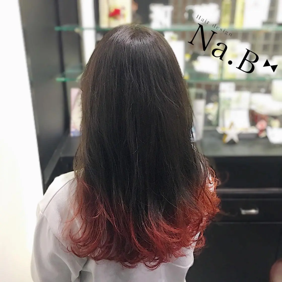 セミロング カラー パーマ ヘアアレンジ ジユン 지윤のヘアスタイル