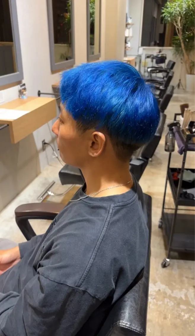 カラー メンズ ダブルカラー ヘアカラー HANGOUT / ミウのヘアスタイル