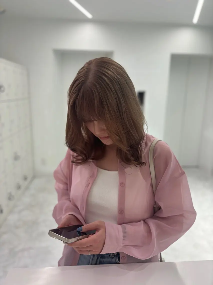 ロング カラー 💖ミルクティー💖 あかり💖のヘアスタイル
