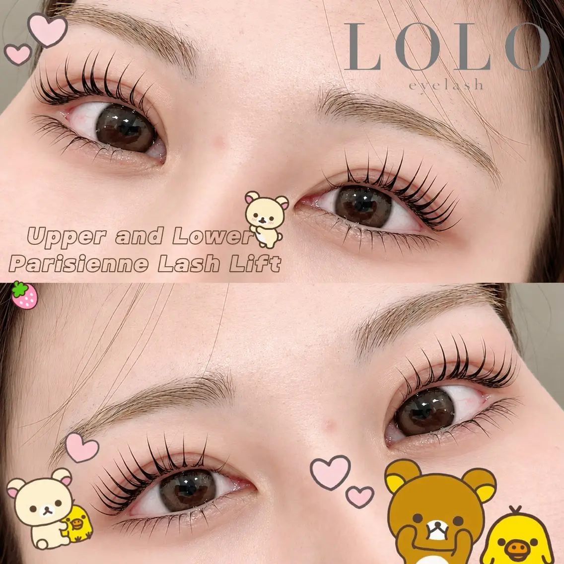 マツエク・マツパ パリジェンヌラッシュリフト 🎀LOLO 河原町店‎🤍のマツエク・マツパデザイン