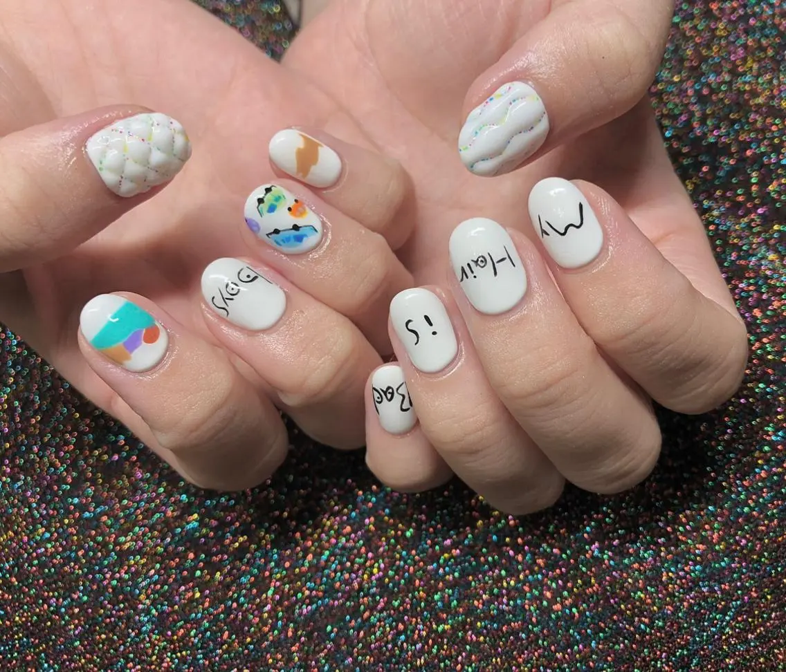 ネイル ぷっくりネイル パラあり！フィルイン 美フォルムのネイルデザイン