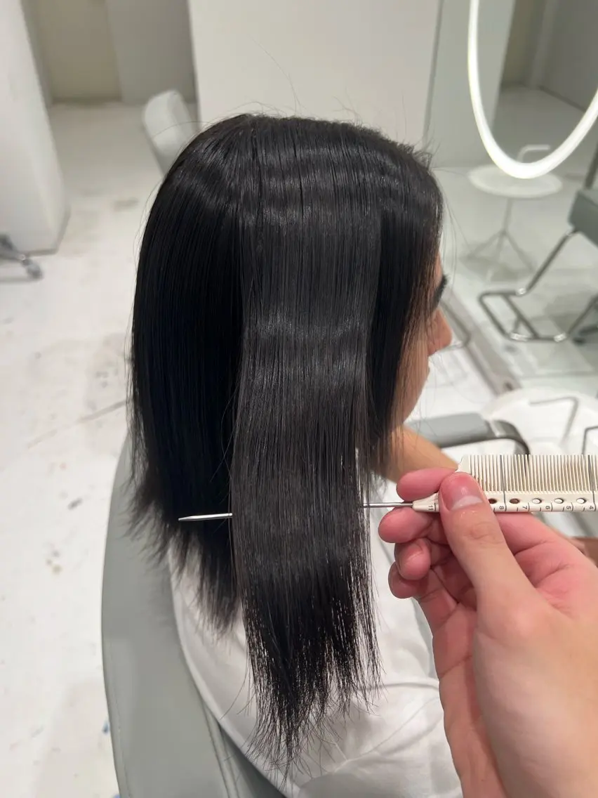 ミディアム パーマ メンズ 縮毛矯正 BOB men's KIRAのヘアスタイル