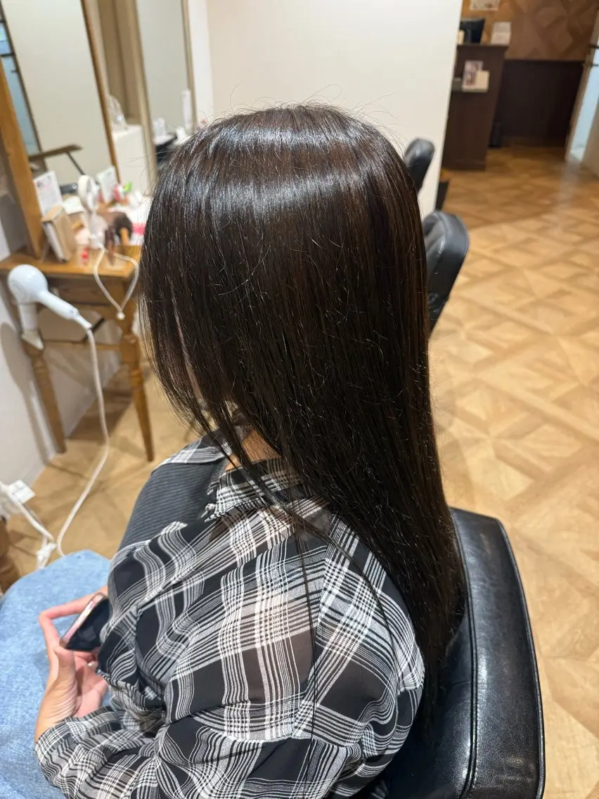 カラー ヘアカラー 樋田 果奈美のヘアスタイル