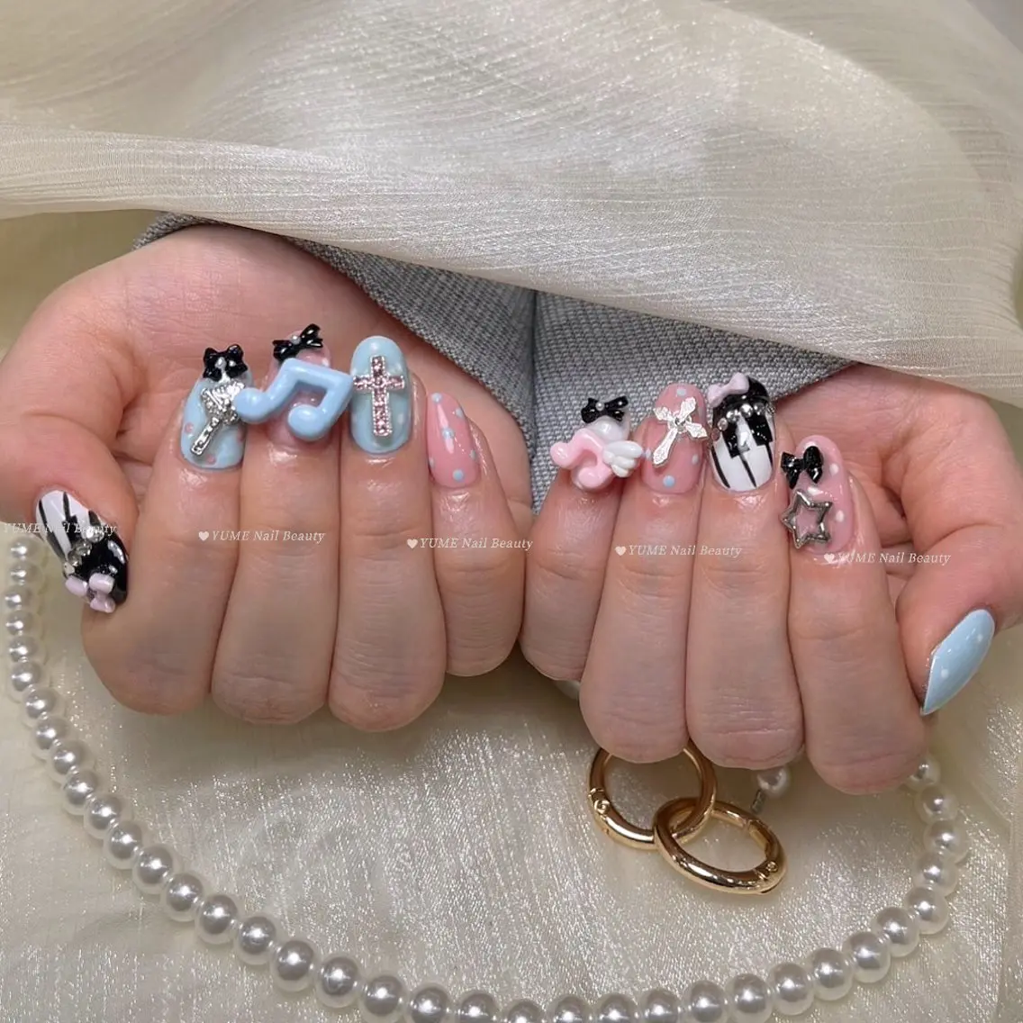 ミディアム ハンドネイル YUME Nail Beautyのネイルデザイン