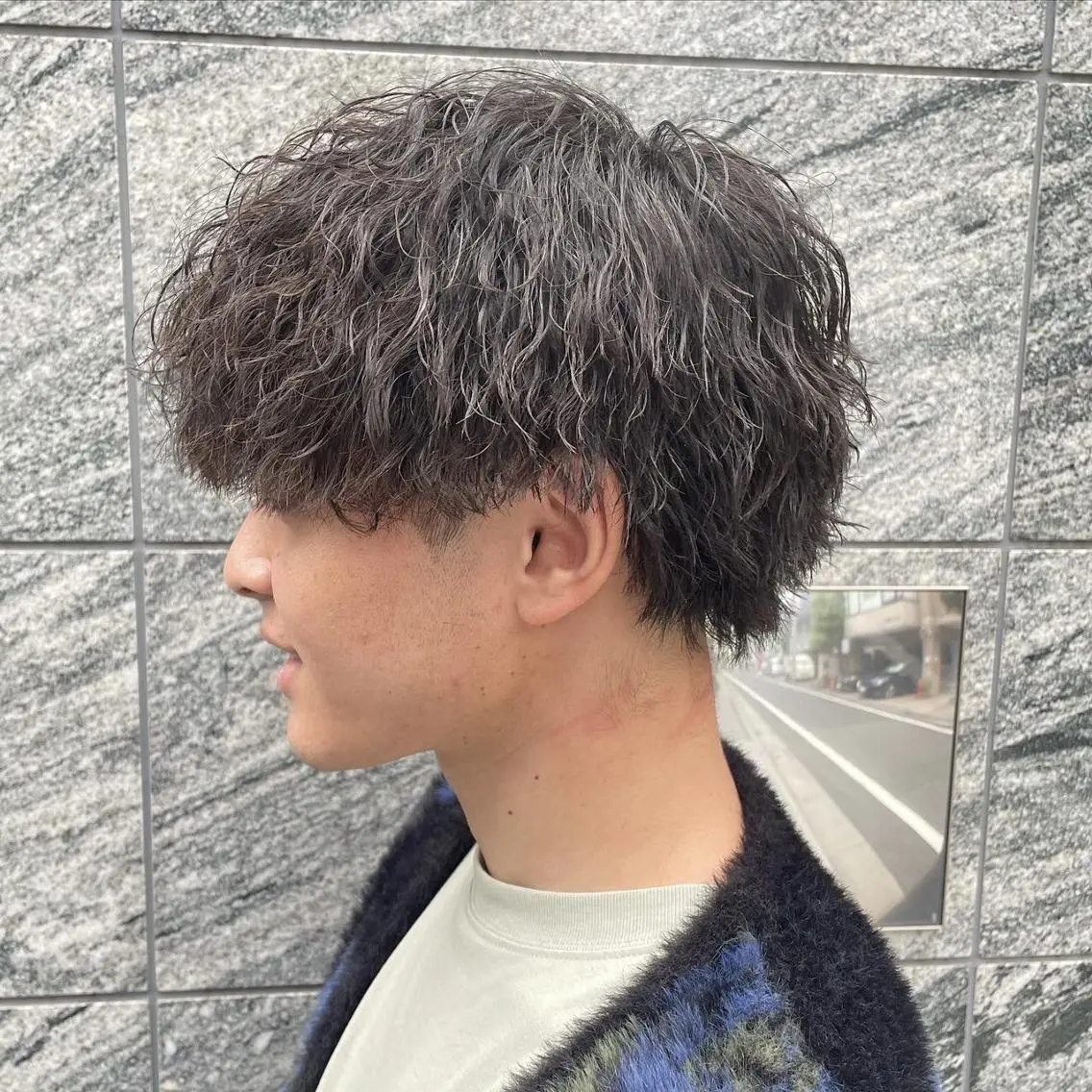 ショート カット パーマ 札幌No.1フェザー KAITOのヘアスタイル