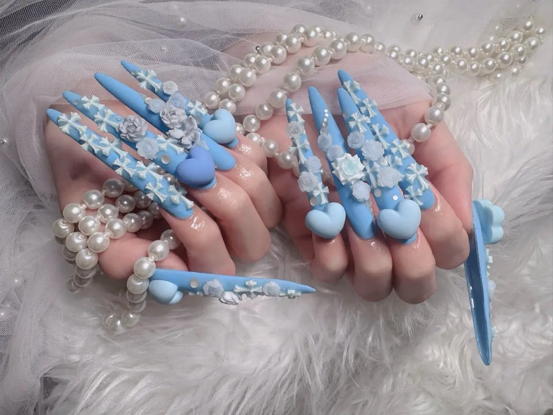 ネイル アートネイル ボルドー フレンチネイル ジェルネイル 氷ネイル・うるうるネイル ハンドネイル H.baby Nail Salonのネイルデザイン
