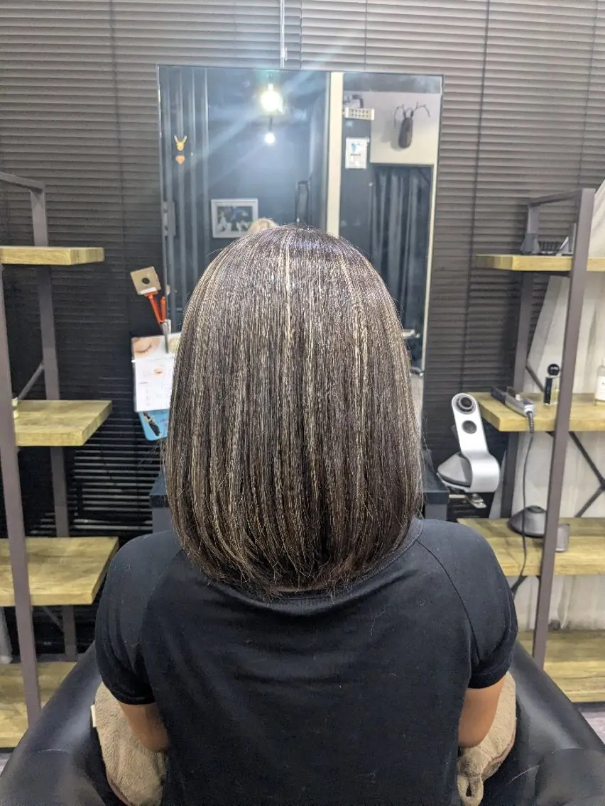 カラー 多田 遥香のヘアスタイル