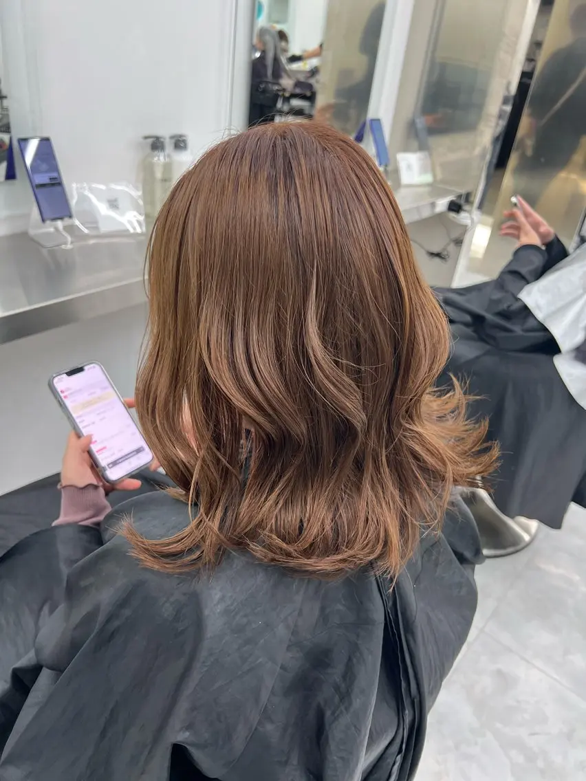 セミロング 韓国系支持率No.1 レイヤー特化/きょうのヘアスタイル