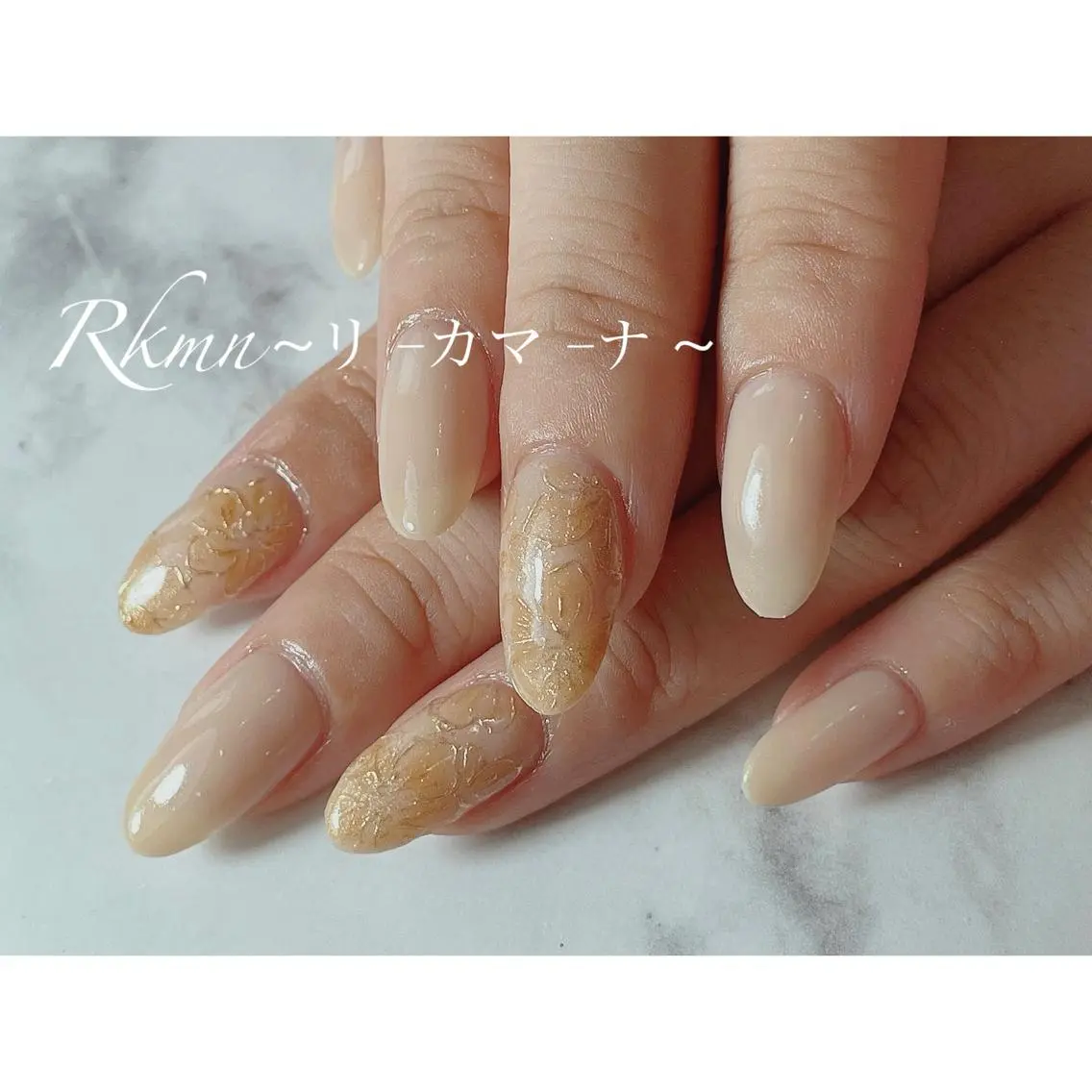 ネイル アートネイル フラワーネイル ミラーネイル 春ネイル ハンドネイル フットネイル ハンドケア Rkmn ~リ-カマ-ナ~のネイルデザイン