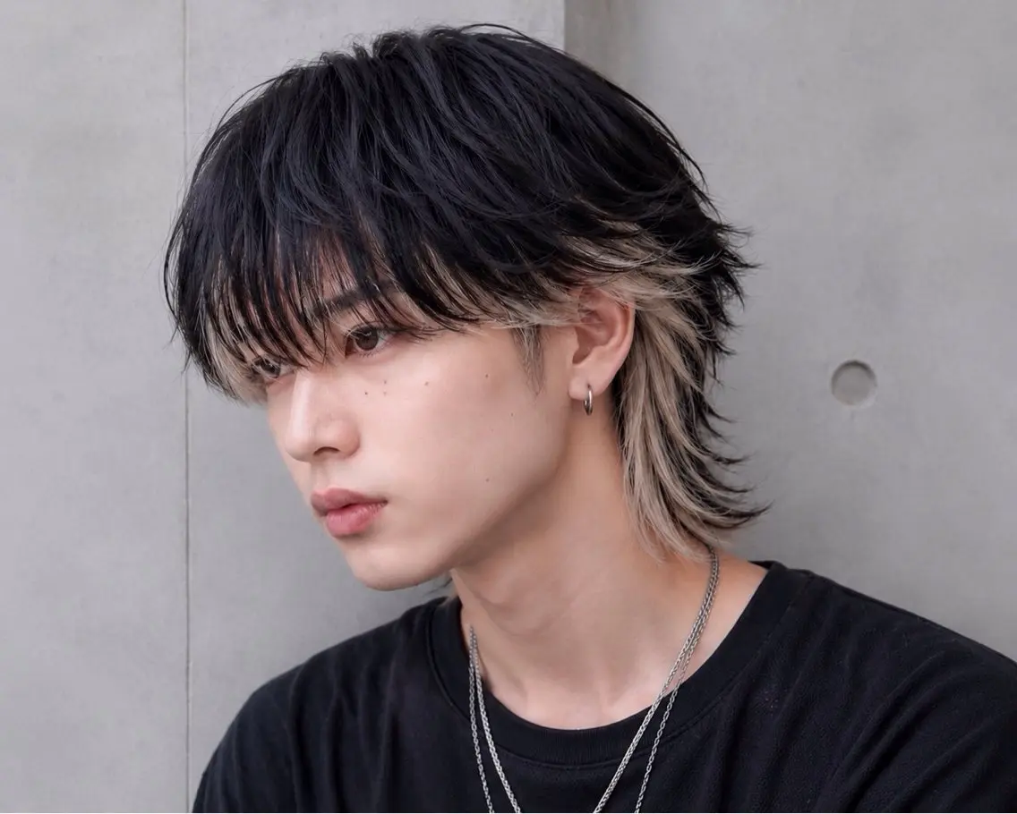 ミディアム カラー メンズ カット ヘアカラー ORI. men’s hairのヘアスタイル