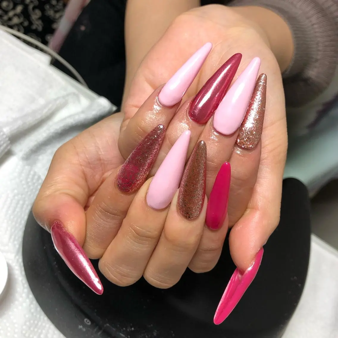 ロング ネイル ハンドネイル 《LB》ラブリエ Nail&eyeのマツエク・マツパデザイン