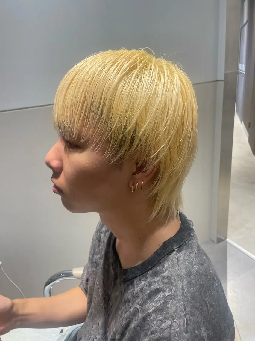 メンズ マッシュ メンズウルフカット ウルフカット 海外ヘア🇺🇸✨ 恵比寿　MIYUKIのヘアスタイル