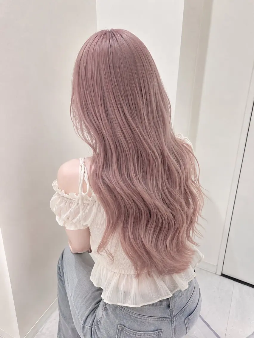 ロング カラー ヘアアレンジ 🧸ミルクティー特化 🧸MASAKIのヘアスタイル