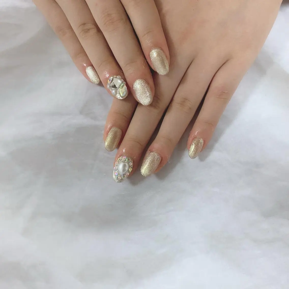 ネイル マグネットネイル ハンドネイル SOL NAILのネイルデザイン