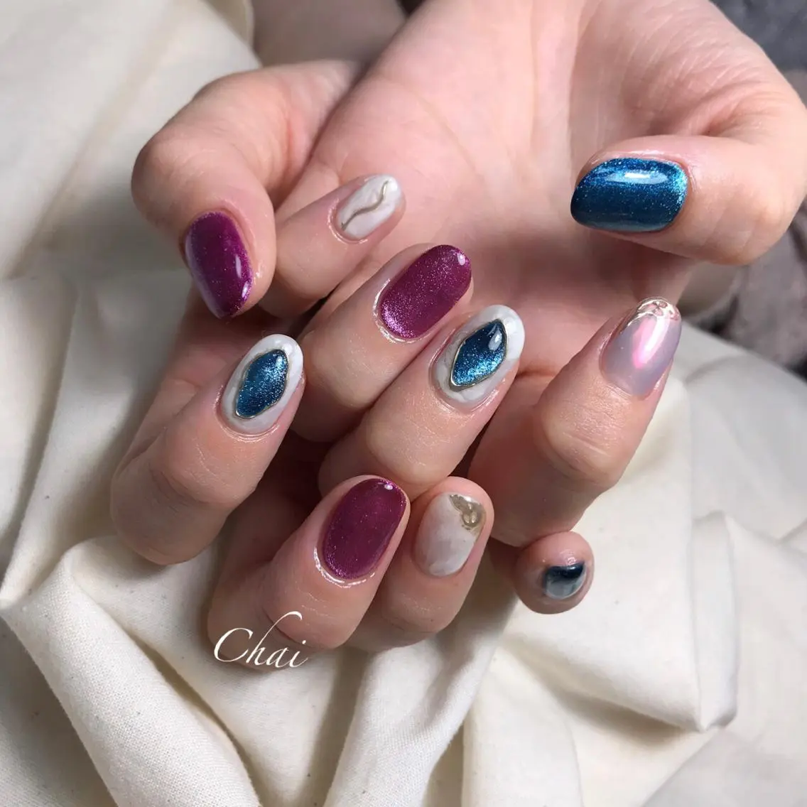 ネイル chai nail & eye📍鶴橋のネイルデザイン