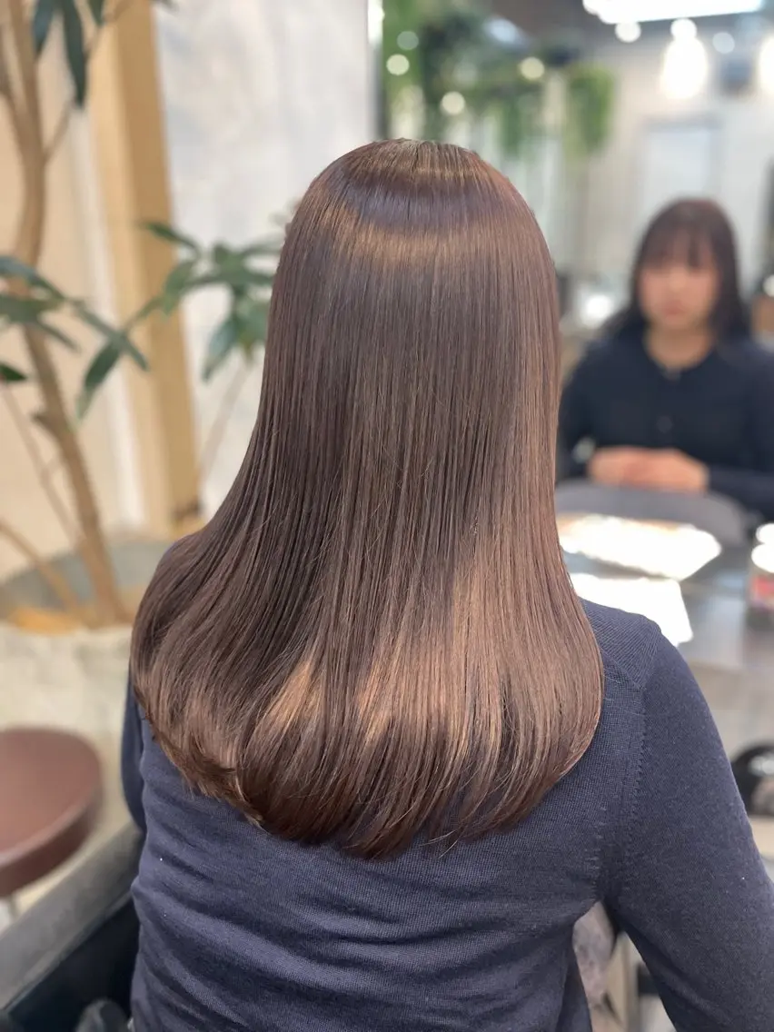 カラー ブラウンカラー ラベンダーカラー レイヤーカット/ kotoneのヘアスタイル
