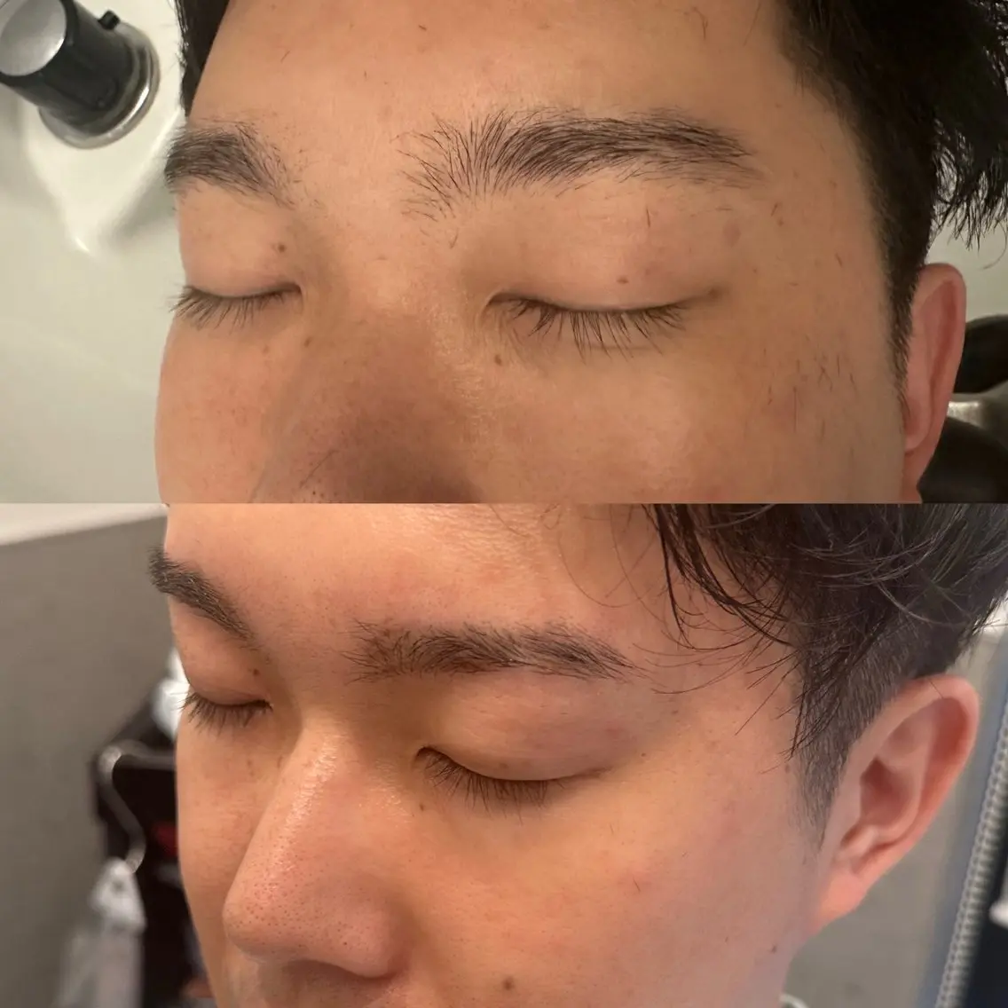 アイブロウ ワックス脱毛 眉カット 原宿↔︎浦和　美容師 折笠　亮のヘアスタイル