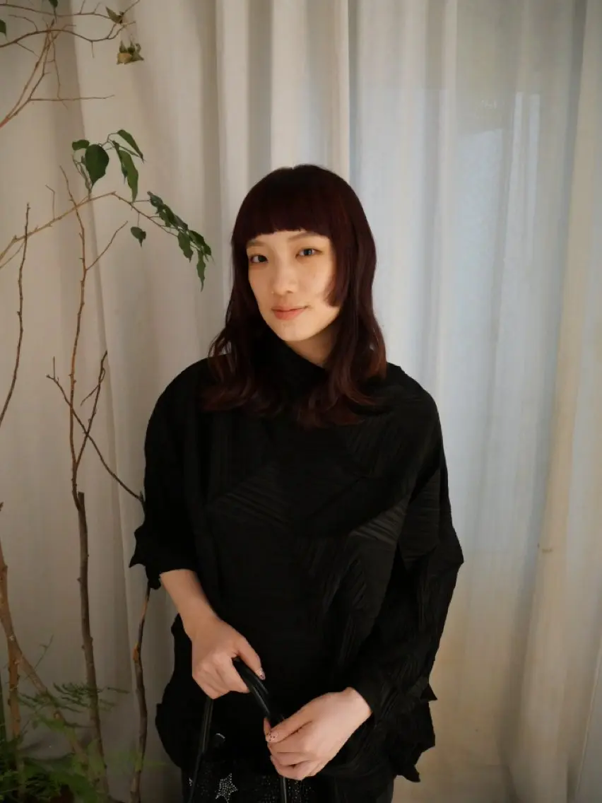 ミディアム カットモデル FILMSりくのヘアスタイル