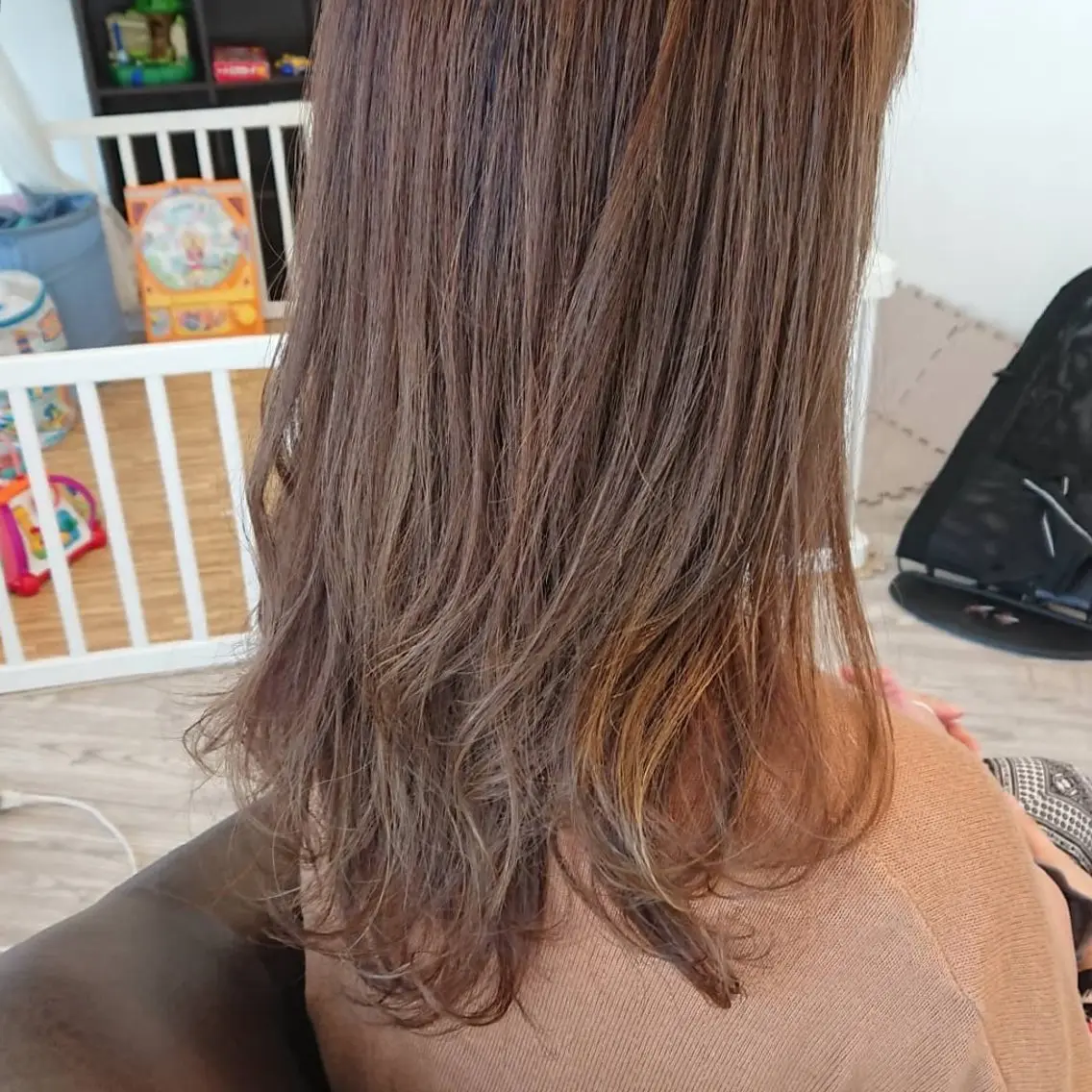 ロング カラー ヘアカラー トリートメント 【髪質改善】川越　  艶髪カラー/木村のヘアスタイル