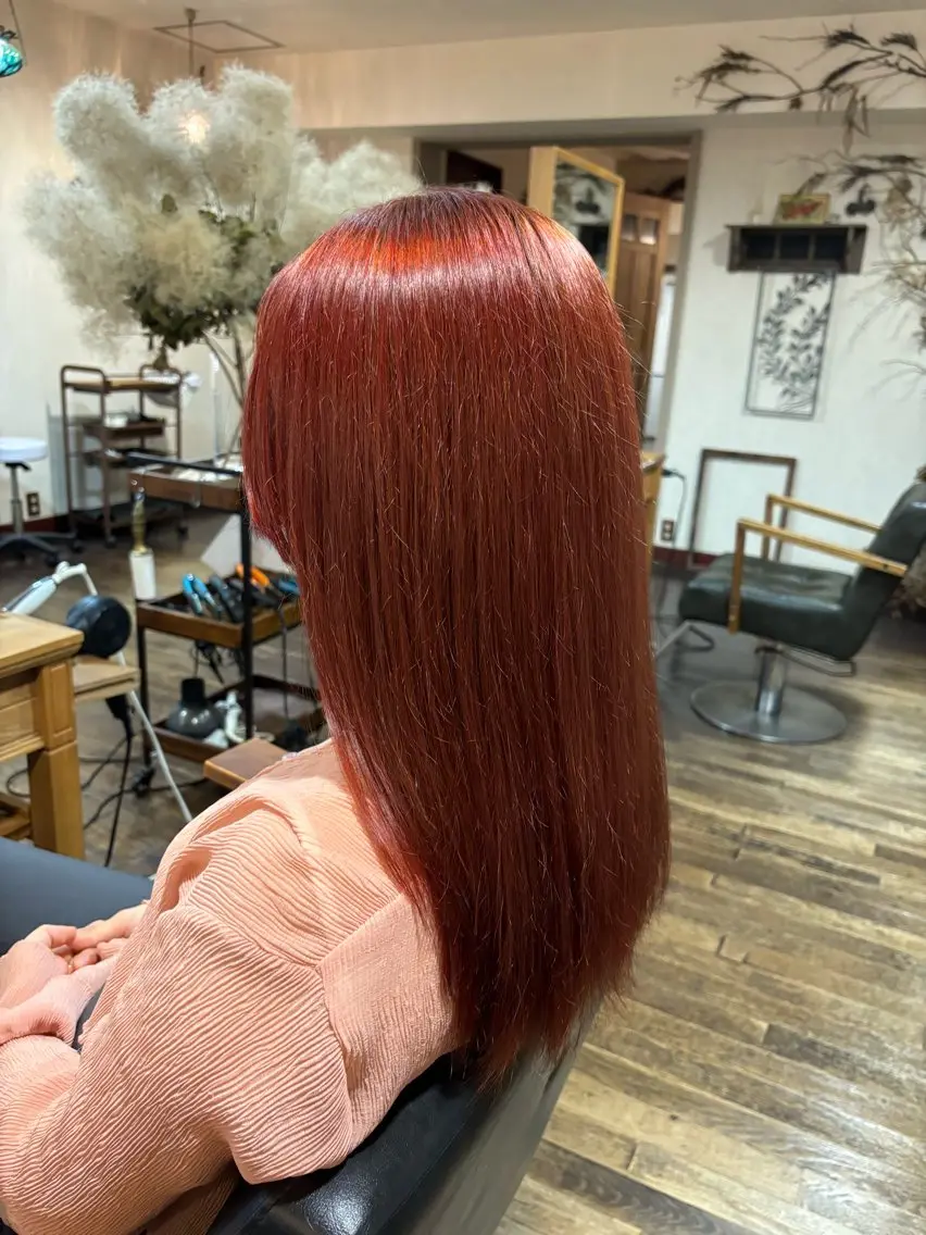 カラー ヘアカラー トリートメント アカリ😸🫶 カラーリスト🧡のヘアスタイル