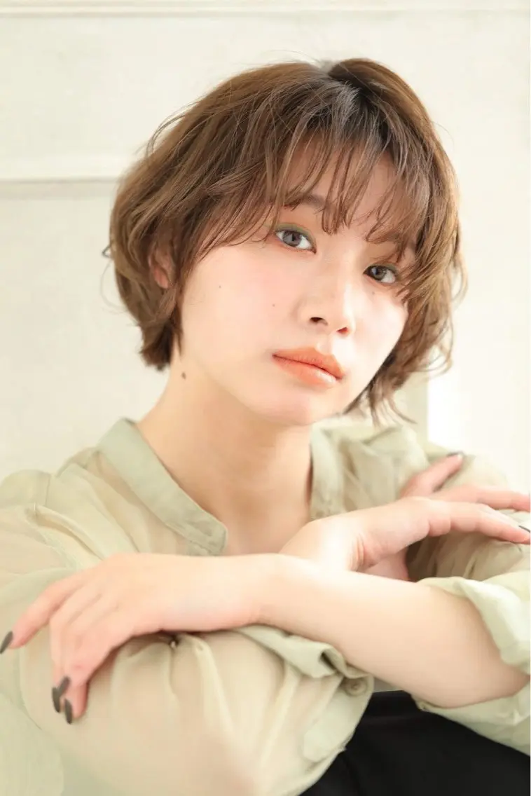 ショート ヘアカラー トリートメント attra アトラのヘアスタイル