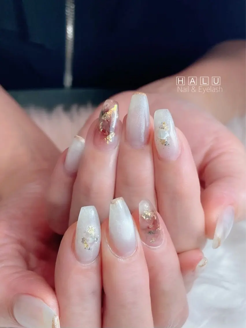 ネイル ニュアンスネイル HALU ハルのネイルデザイン