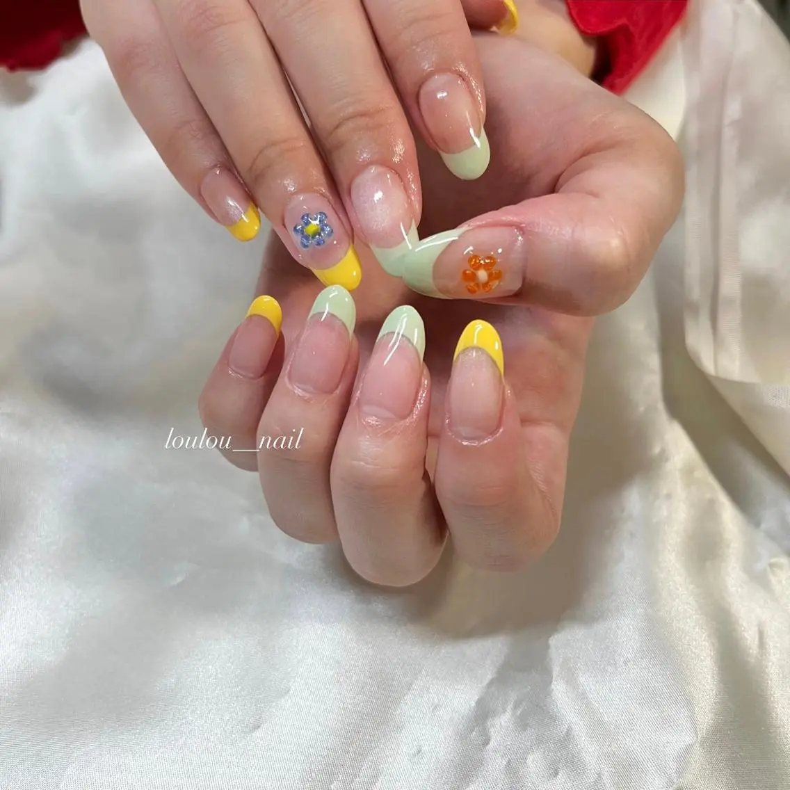 シンプルフレンチネイル(オイルケア込み)【オフあり】の写真