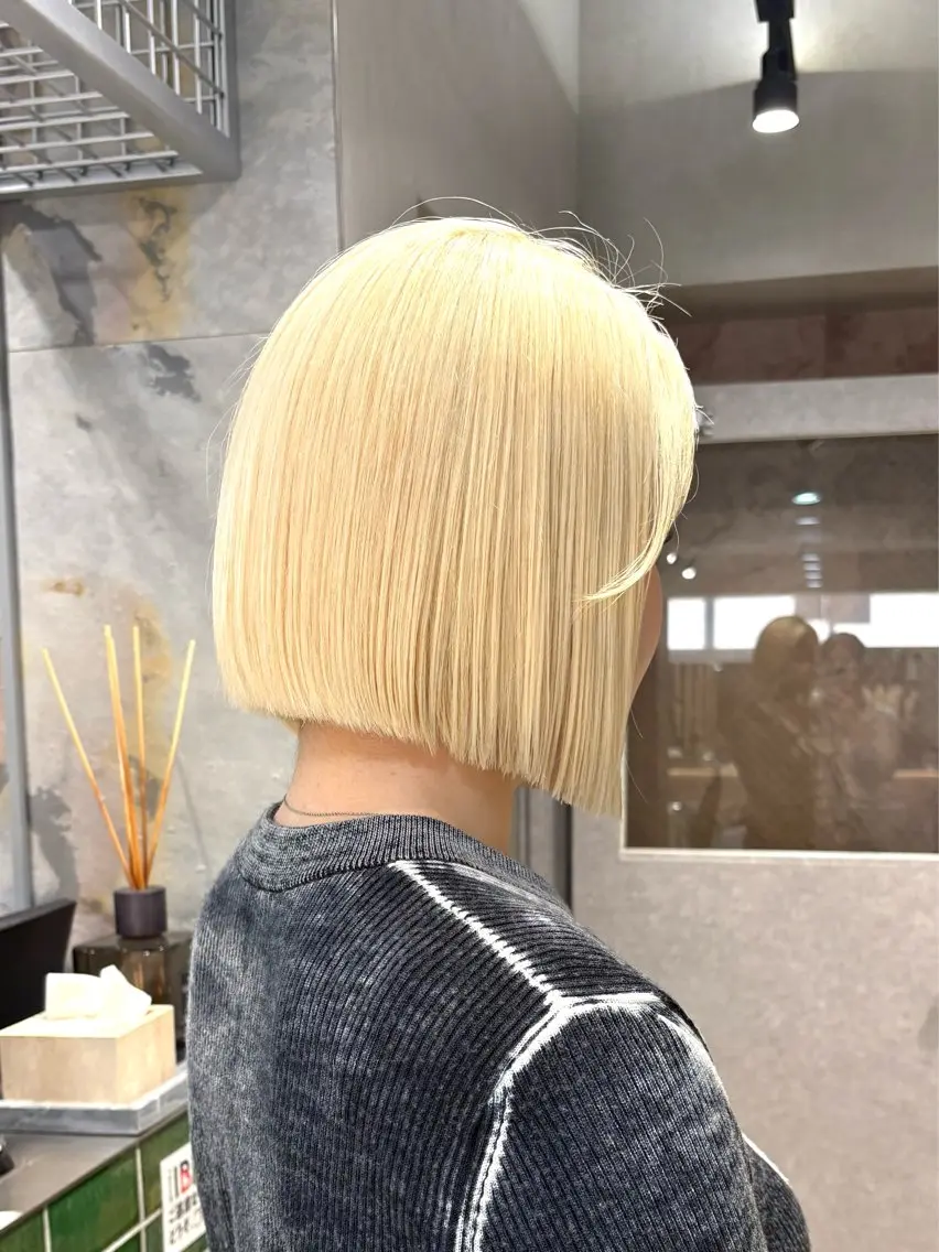 ショート カット ヘアカラー トリートメント 🩵縮毛矯正/ブリー チ/髪質改善/いつかのヘアスタイル