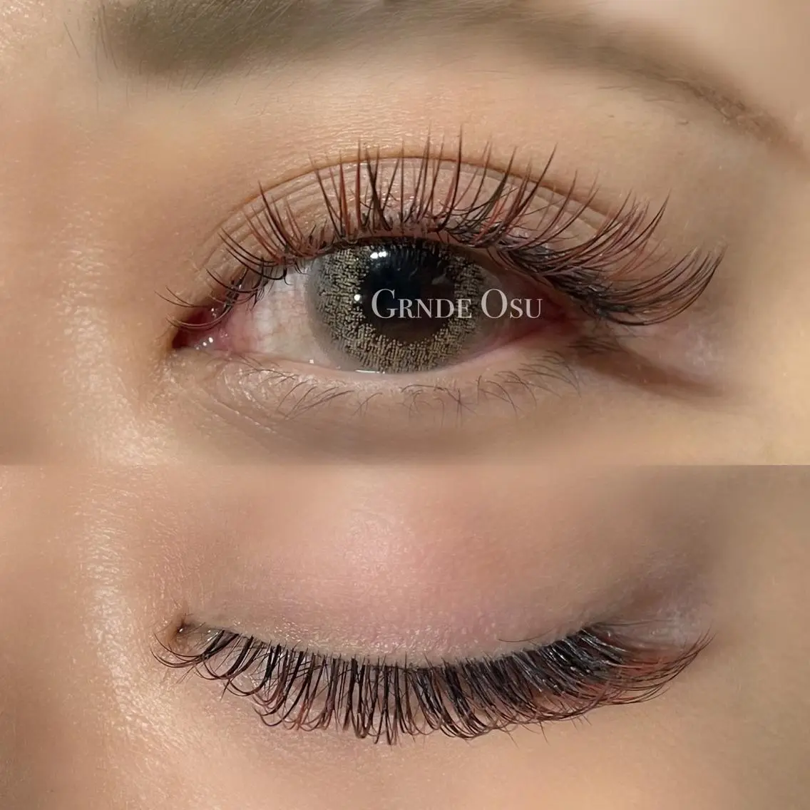 マツエク・マツパ バインドロック Cカール カラーマツエク マツエク GRANDE OSU RISA/eye店長のマツエク・マツパデザイン