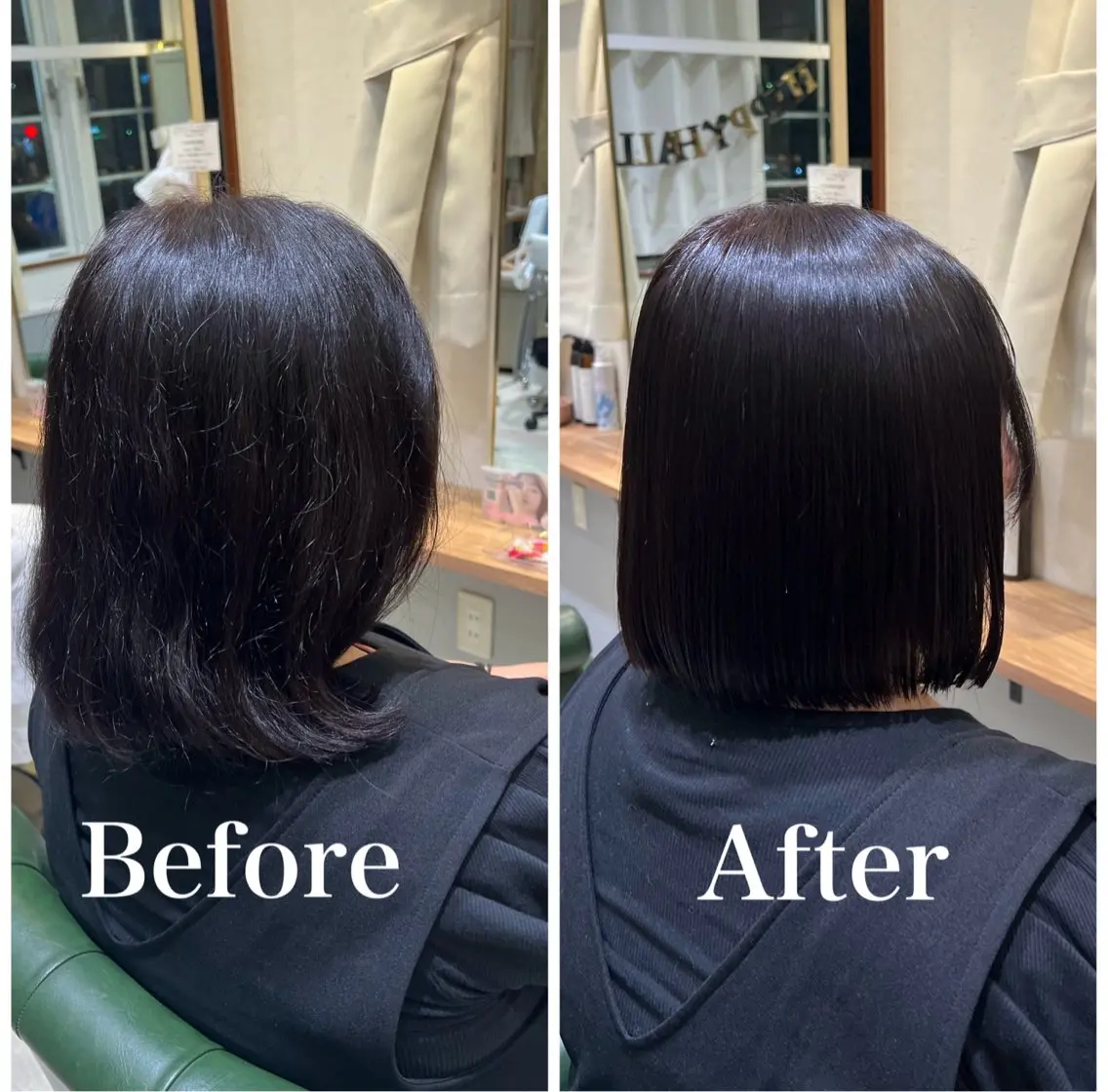 ミディアム パーマ カット 縮毛矯正 トリートメント melca. Amiのヘアスタイル