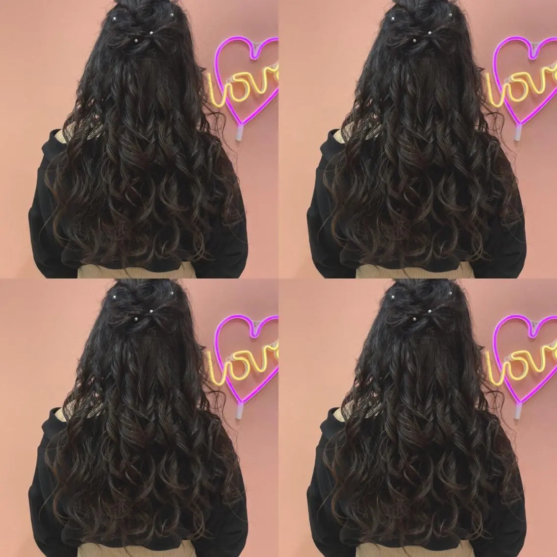 ロング ヘアアレンジ ハーフアップ ヘアセット 🌷MAYU 🌷のヘアスタイル